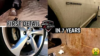 Deep Cleaning a DIRTY Camaro RS | Satisfying & Incredible Car Detailing Transformation!!