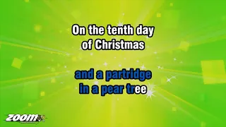 Traditional Christmas Carol - The Twelve Days Of Christmas - Karaoke Version from Zoom Karaoke