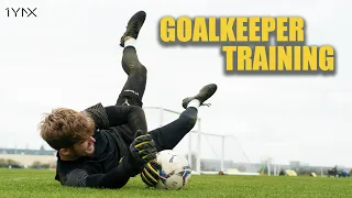 Goalkeeper Training with 18 Year Old Eddie Brearey | Full Session | 1YNX Goalkeeping