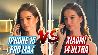 НЕУЖЕЛИ КИТАЙ СМОГ ПОБЕДИТЬ IPHONE? XIAOMI 14 ULTRA vs IPHONE 15 PRO MAX. Cравнение камер