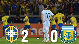 BRAZIL VS ARGENTINA GOAL 2-0 FULL MATCH LIVE TELICAST -COPA AMIRICA OFFICIAL CHANNEL 2021.