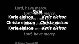 Kyrie Eleison Mass of God's Mercy Kyrie (Lord Have Mercy)