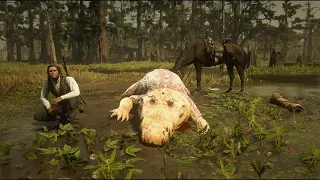 TIPS PARA CAZAR AL CAIMÁN GIGANTE FÁCIL EN RED DEAD REDEMPTION2!