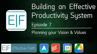 07 | Planning your Vision & Values - Building an Effective Productivity System