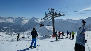 Ski trip to Arosa Switzerland 2022 4K