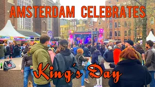 🤴AMSTERDAM IS READY TO CELEBRATE THE KING’s DAY 2023 🇳🇱 | Party Districts Amsterdam