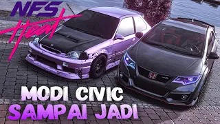 MODI CIVIC SAMPAI JADI - NFS HEAT (Bahasa Malaysia)