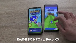 Xiaomi Redmi 9C NFC vs Poco X3: Comparison - speed test and camera comparison