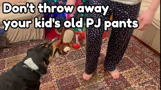 Don't throw away your's kid's old PJ pants