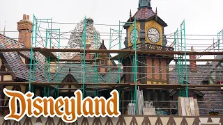 Fantasyland & Splash Mountain Construction - Disneyland June 2023 [4K POV]