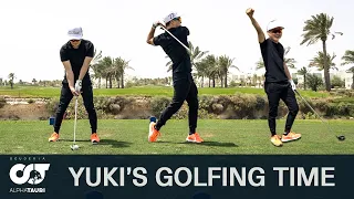 Playing Golf with Yuki Tsunoda