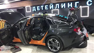 Kia K5 шви (шумо- вибро- изоляция). Комплексная шумоизоляция авто выполнена материалами Комфортмат.