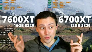 AMD's biggest problem is AMD: RX 7600 XT vs RX 6700 XT- The Ultimate Comparison!!!