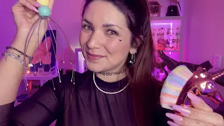 ASMR Friend Helps You Relax and Sleep, Skincare, Makeup, Haircare (German/Deutsch Roleplay)