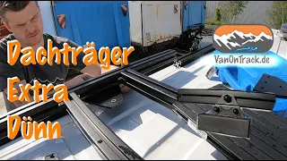 🚐 Dachträger extra dünn 💥 für DIY Campervan 🔲  Item 🔳 Bosch 🔲 Aluprofil  extra flach