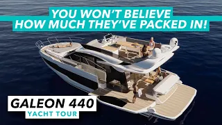 Galeon 440 Fly yacht tour | You won't believe how much they've packed in! | Motor Boat & Yachting