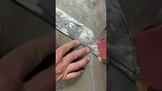 Making a beautiful Damascus Tracker Knife. #bladesmith #knifemaking #diy #handmade #knife