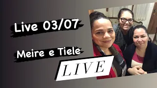 LIVE SÁBADO - HINOS E LOUVORES - Meire e Tiele 03/07