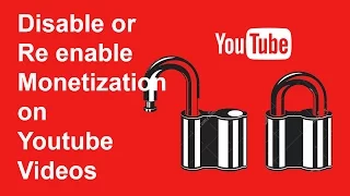 How to Disable or Re enable Monetization for Youtube Channel | Monetization Disabled fix/Solved 2017