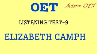 OET LISTENING | Elizabeth Campbell | Griffith Alexander | #oet #oetnursing #listening