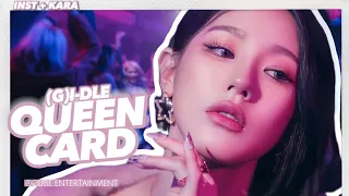 [(G)I-DLE - 'QUEENCARD'] Instrumental + Karaoke (Easy Lyrics) | REQUEST VIA INSTAGRAM