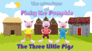 The Adventures of Pinky the Pumpkin! Ep. 15 - The Three Little Pigs! 🐖 #storytime #kids #story