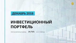 Инвестиционный портфель акций. Декабрь, 2018 | Global Finance