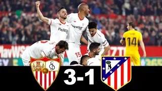 Sevilla VS Atletico Madrid 3 1 All Goals and Highlights 23 01 2018