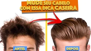 CABELO SECO E DURO NUNCA MAIS! DESMAIA CABELO PODEROSO CASEIRO MASCULINO