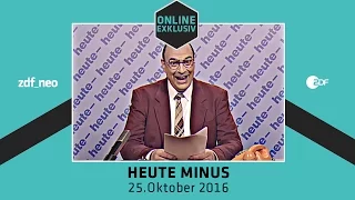 heute- vom 25. Oktober 2016 | NEO MAGAZIN ROYALE mit Jan Böhmermann - ZDFneo