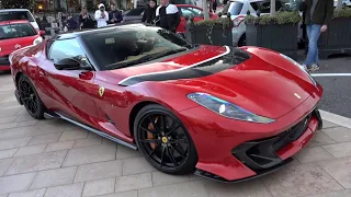 Nouvelle Ferrari 812 Competizione Aperta et une RARE Porsche Carrera GT à Monaco ! 😍