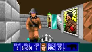 Wolfenstein 3D TC for ZDoom - E6L6 - All Secrets - I Am a Death Incarnate