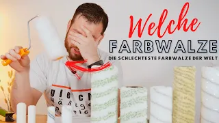 Welche FARBWALZE für welchen Untergrund? Verschiedene Walzenarten & Florhöhe