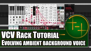 Creating a slowly evolving ambient background Voice | Tutorial for VCV Rack 2