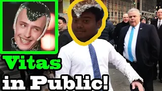 SINGING IN PUBLIC - VITAS - "7th element" (MEMES in Public) - DailyPranks 009