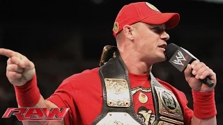 John Cena calls out Brock Lesnar: Raw, Aug. 11, 2014