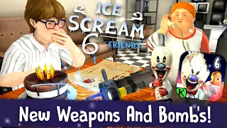 New Secret WEAPONS & Bomb's Coming In Ice Scream 6 FRIENDS: Charlie! | Ice Scream 6 New Pictures