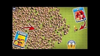 1 Max Valkyrie vs 5000 Max Barbarian Clash of Clans | private server coc | 2018