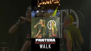 Pantera Phil Anselmo w/ Randy Blythe and Dimebag’s Girlfriend Rita Haney perform WALK in Texas 2023