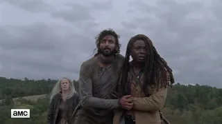 The walking dead season 9 episode 15 Death of Enid, Tara, and Henry.