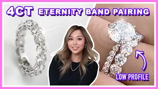 What You Should Know BEFORE Buying your Wedding Band | 4ct Eternity Band