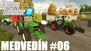 ZMAZANÝ DIEL A NÁKUPY !!! - |Medvedín|#06|Farming Simulator 22|CZ/SK