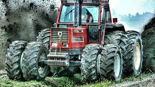 FiatAgri 160-90... The old school never die! - [The best historical tractor]