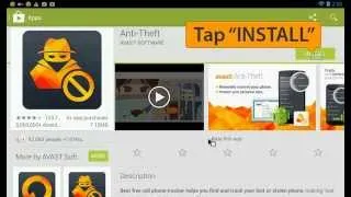 How to install avast! Anti theft on your Android phone