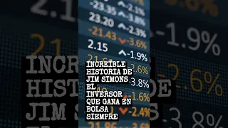 Jim Simons: La INCREÍBLE HISTORIA del INVERSOR que siempre GANA en BOLSA #Shorts 💰💥