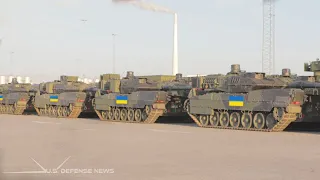 Russian Forces Panic! Dozens of Leopard Tanks Quietly Already in Ukraine