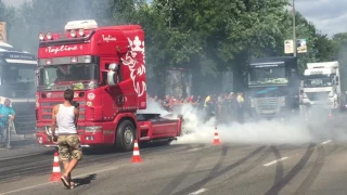 Scania burnout