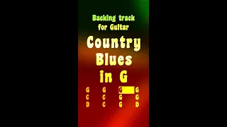 Country Blues in G, 185bpm, play along and enjoy!