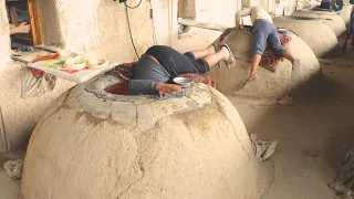 Legendary SAMARKAND breads. 15 000 loaves a day in 8 tandoors. How to make bread