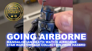 Going Airborne with the Mandalorian Death Watch Airborne Trooper Hasbro